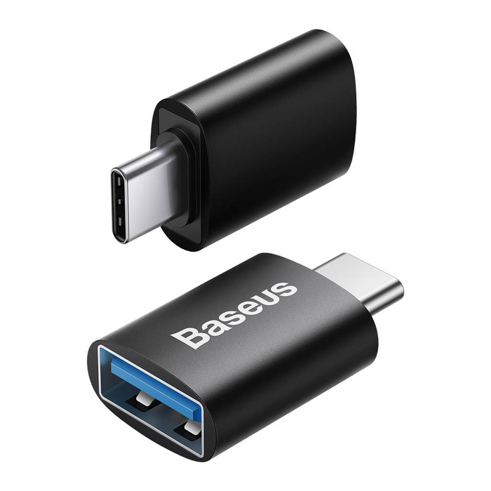 Baseus Mini OTG adaptér řady Ingenuity Type-C na USB-A 3.1 černý