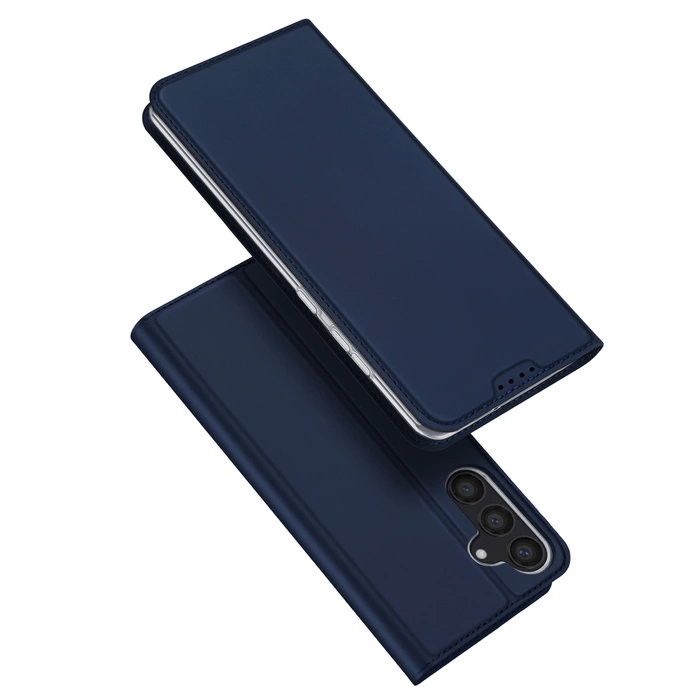 Custodia Dux Ducis Skin Pro con patta per Samsung S24 - blu