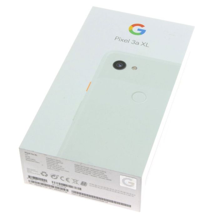 Google Pixel 3a XL jasně bílé pouzdro 64GB originál EU 2 Pin