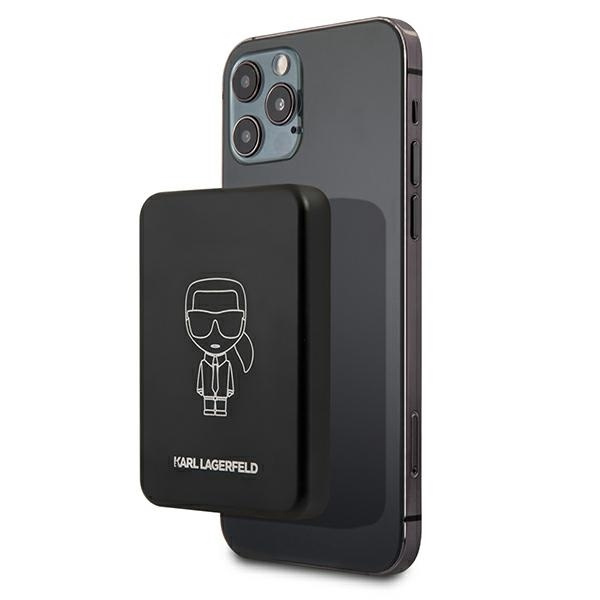 KARL LAGERFELD Inductive Powerbank 3000mAh MagSafe Black