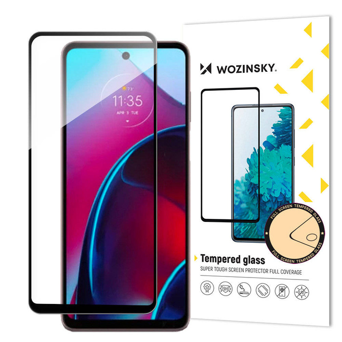 Wozinsky Tempered glass Full Glue MOTO G stylus 2022 Black