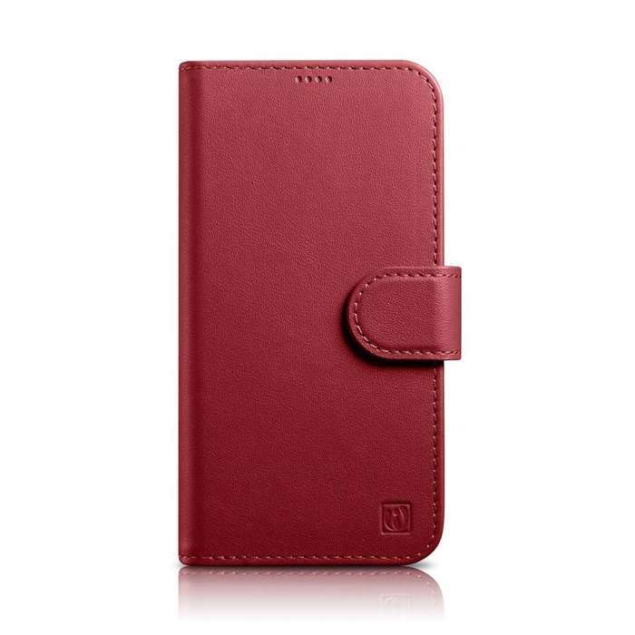 iCarer Wallet Case 2in1 iPhone 14 Pro Max Leather Flip Cover Anti-RFID red (WMI14220728-RD)