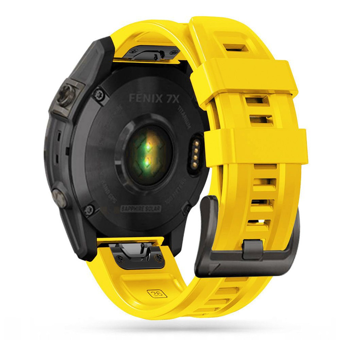 BANDEAU ICONIQUE TECH-PROTECT GARMIN FENIX 5 / 6 / 6 PRO / 7 JAUNE