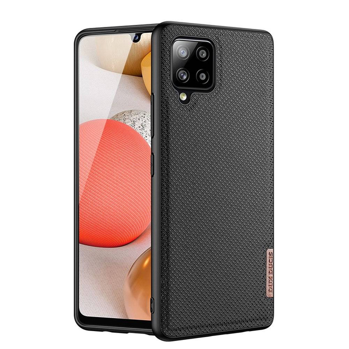 Dux Ducis Fino case covered with nylon material for Samsung Galaxy A42 5G black