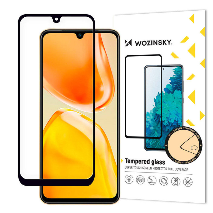 Wozinsky Full Glue Tempered Glass Vivo X80 Lite / V25 Full Screen s černým rámem (vhodné pro pouzdro)