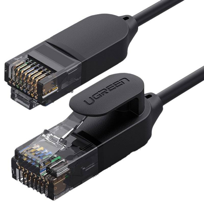 Ugreen cable câble réseau internet Ethernet patchcord RJ45 Cat 6A UTP 1000Mbps 10m noir (70656)