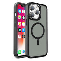 Custodia Color Matte magnetica per iPhone 15 Pro - nera