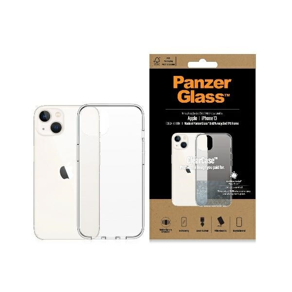 PanzerGlass ClearCase iPhone 13 6.1" Antibacterial Military grade clear 0313