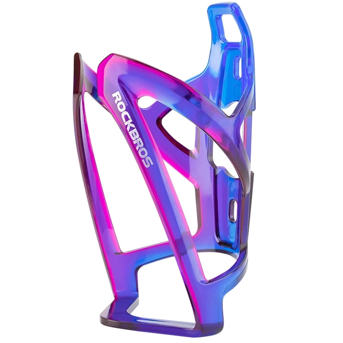 Rockbros FK338 bicycle holder for water bottle - blue and purple