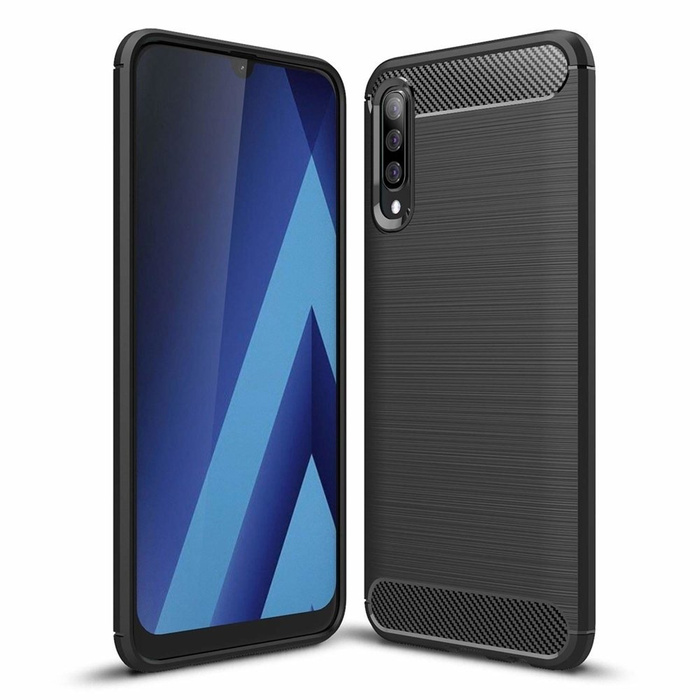 Pouzdro Samsung Galaxy A30S A50 A50S Carbon Silicone