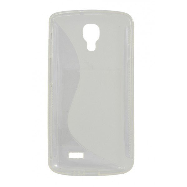 Couverture S-Line LG F70 Blanc Coque Silicone