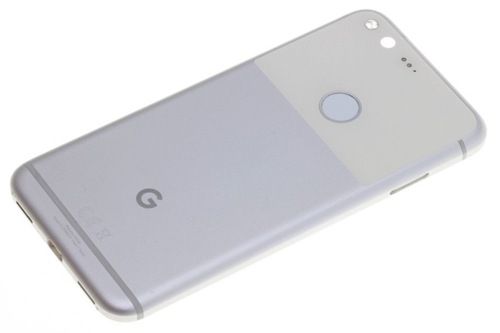 Genuine GOOGLE Pixel Argento Grado B Flap