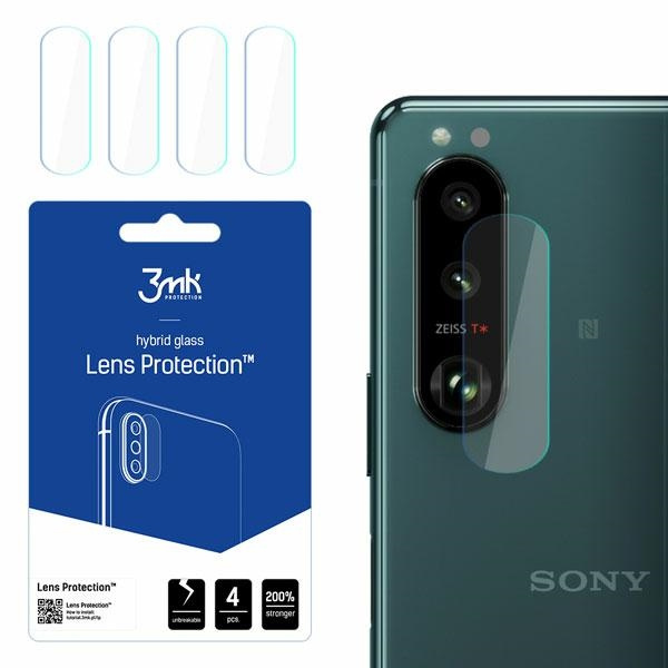 3MK Hybridglas Sony Xperia 1 III 5G Objektiv Schützen Sie den Schutz für das Kameraobjektiv 4pcs Glas