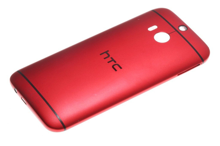 Batterie Rückenklappe HTC ONE M8 Rot Note B