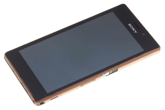 SONY Xperia M2 Aqua DISPLAY con un difetto LCD rame originale Touch