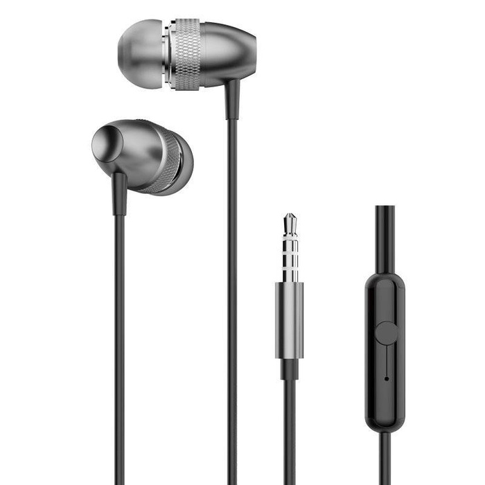 Casque intra-auriculaire Dudao filaire casque avec mini-jack 3,5 mm gris (X2Pro gris)