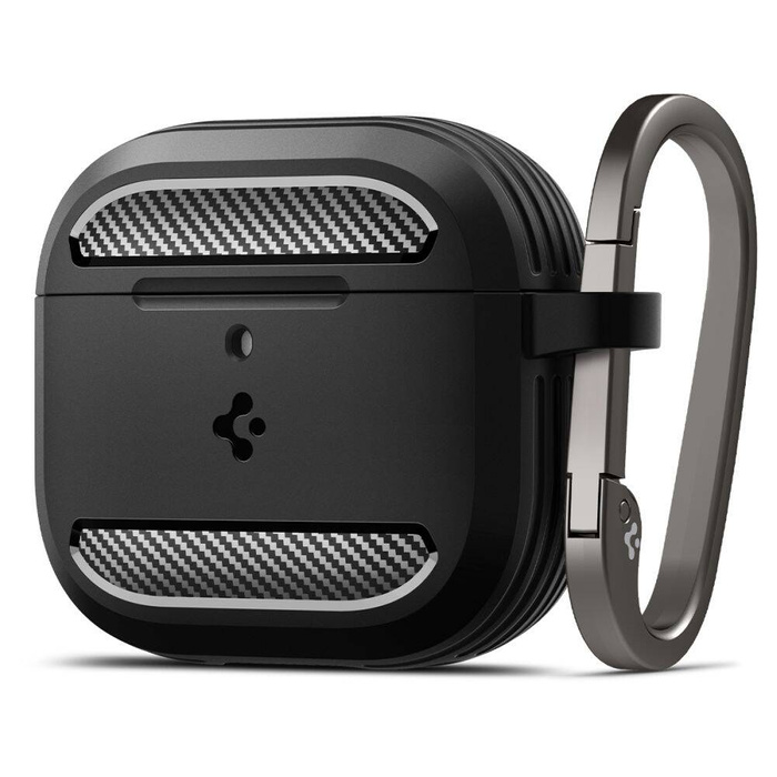 Spigen Rugged Armor Apple MATTE AIRPODS 4 ČIERNE