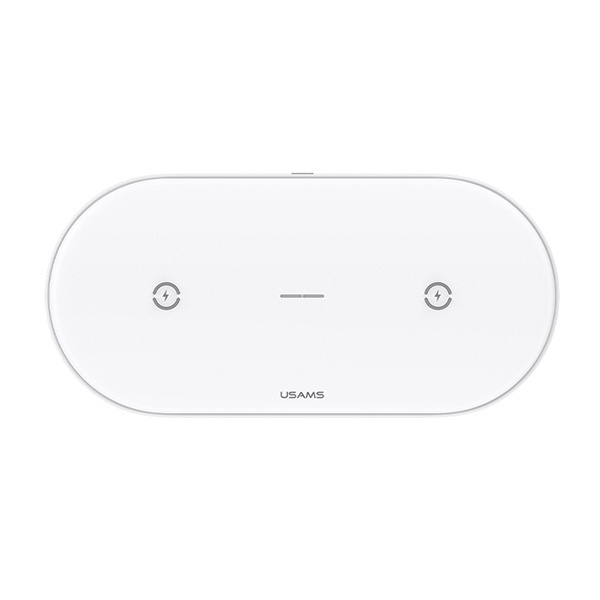 Nabíjačka indukčné USAMS 10W Dual White