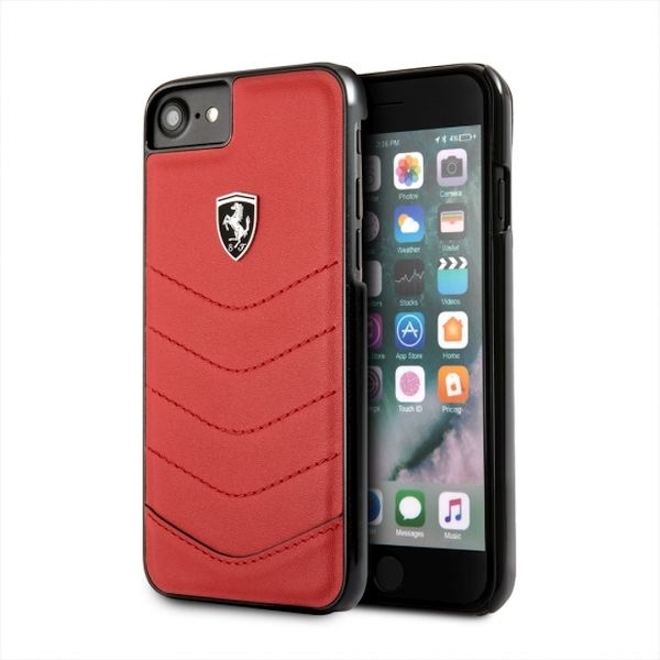 Pouzdro FERRARI Apple iPhone 7 8 Červené pouzdro