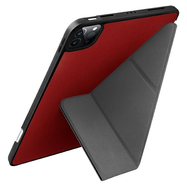 Custodia Uniq Transforma iPad Pro 11 &quot;(2021) Rosso antimicrobico / rosso corallo