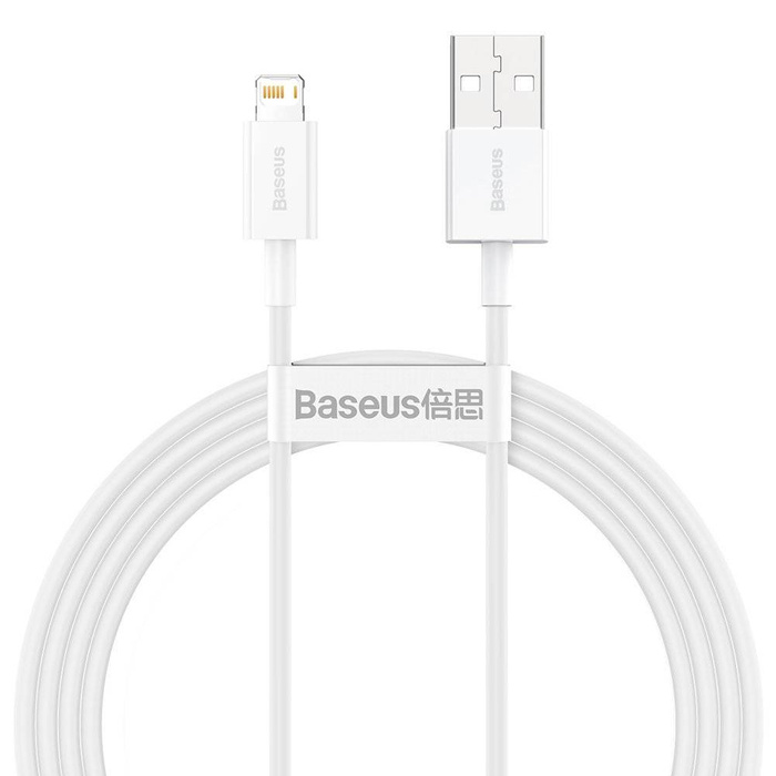 Baseus Superior USB kabel - Lightning 2,4A 1,5 m bílý (CALYS-B02)