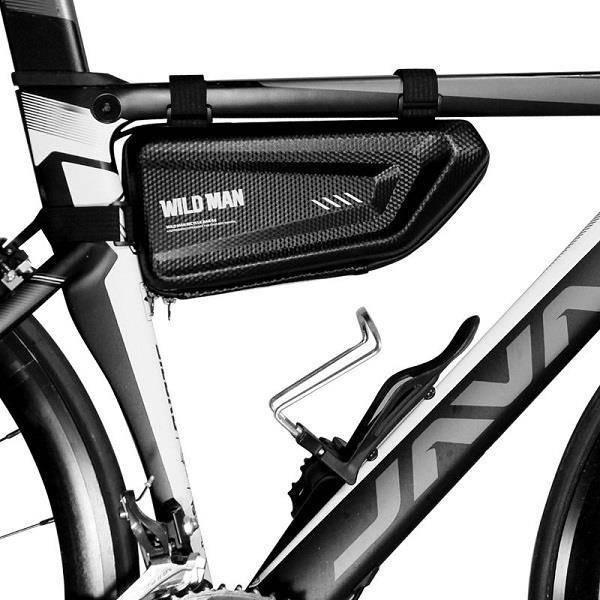 Pouzdro WILDMAN E4 Bike Frame Pannier Držák Bicycle Black Black Case