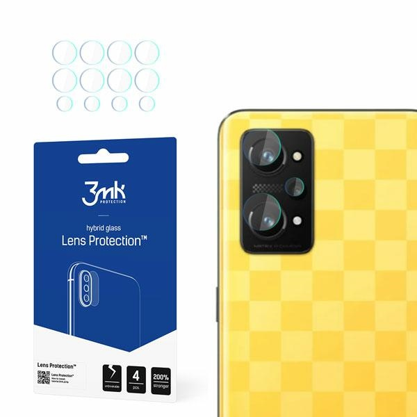 Glas Hybrid 3mk Realme GT Neo 3T Objektiv Schutz für Kamera-Objektiv 4pcs Glas