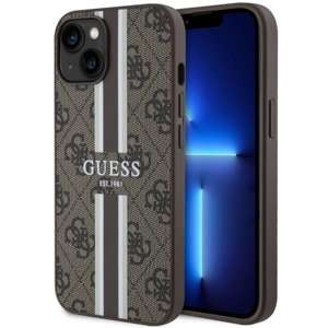 Hülle Guess GUHMP14MP4RPSW iPhone 14 Plus 6.7" braun/braun hartcase 4G Printed Stripes MagSafe Case