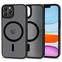 Telefontok TECH-PROTECT MagSZŐNYEG MagSafe IPhone 11 PRO MATTE FEKETE