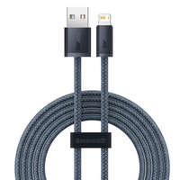Cavo USB Baseus iPhone - Lightning 2m, 2.4A grigio (CALD000516)