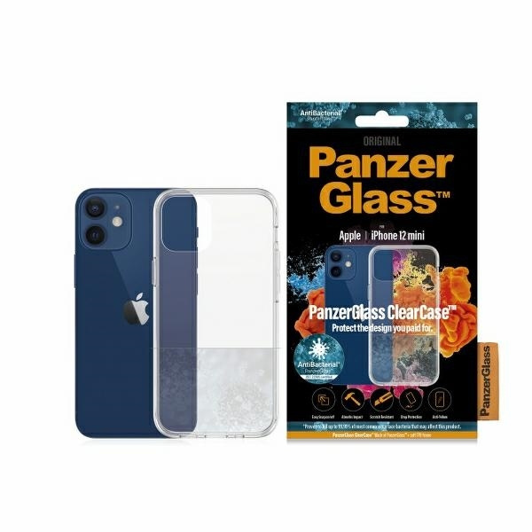 PanzerGlass ClearCase iPhone 12 Mini 5.4" Antibacterial clear