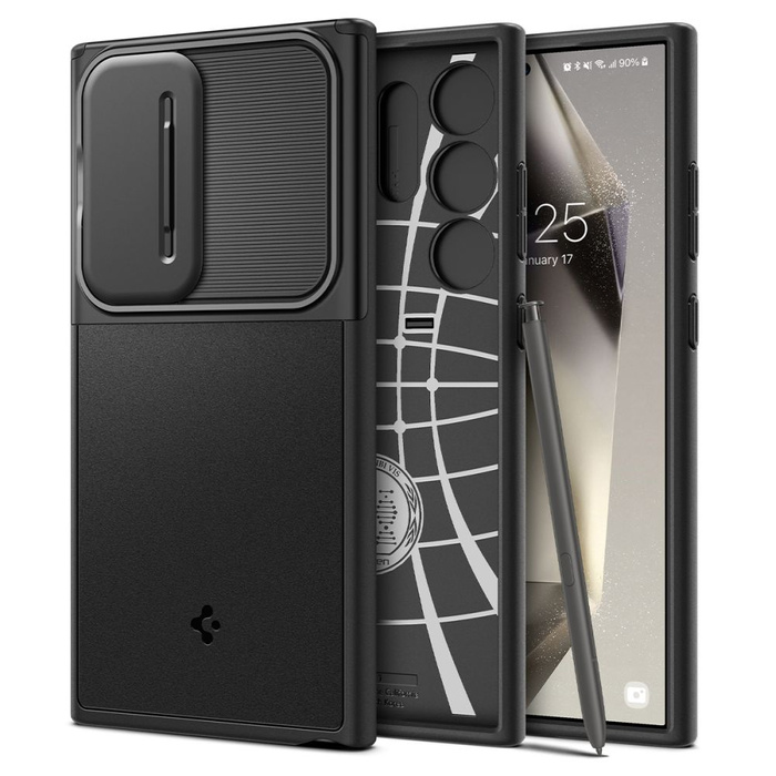 Case Spigen Optik Armor Samsung Galaxy S24 Ultra Black Case