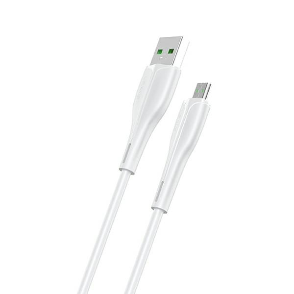 Cable USAMS USB MicroUSB U38 To OPPO 4A Fast Charge 1m White