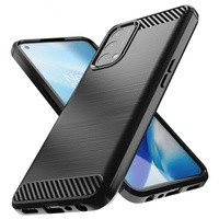 Carbon Case flexible case cover OnePlus Nord N200 5G black