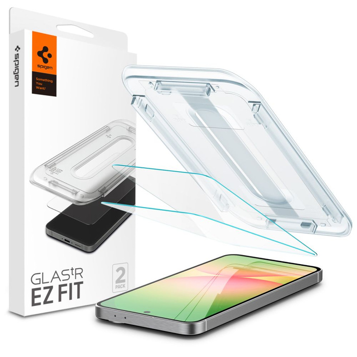 Verre trempé Spigen GLAS.TR "EZ FIT" 2-PACK GALAXY S24 FE CLEAR