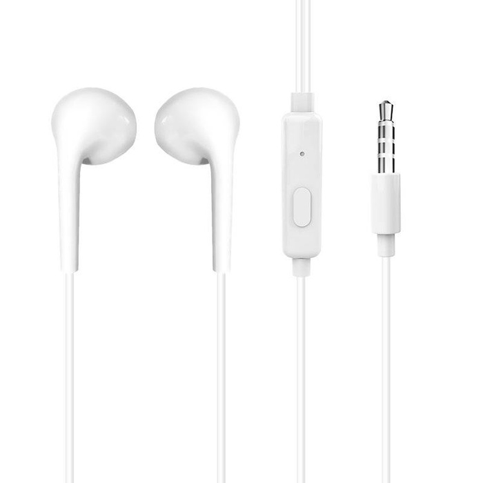 Dudao in-ear wired headphones mini jack 3.5mm headset white (X10S white)