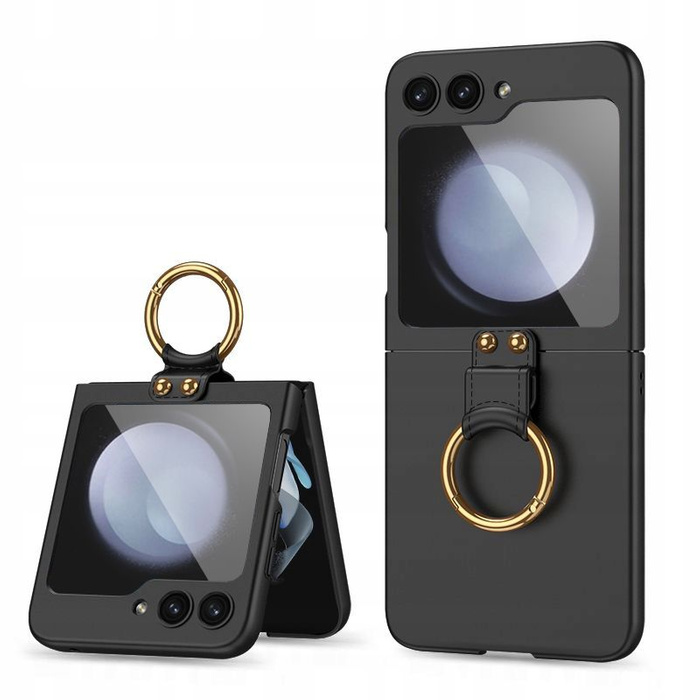 Obal Tech-protect Icon Ring Galaxy Z Flip 5 Black Case