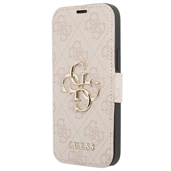 Guess GUBKP13L4GMGPI iPhone 13 Pro / 13 6.1" rosa/rosa libro 4G Big Metal Logo