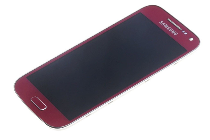 Kijelző SAMSUNG Galaxy S4 Mini I9195 A fokozatú Lcd Touch eredeti piros