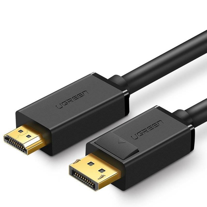 Ugreen jednosměrný kabel DisplayPort na HDMI 4K 30Hz 32 AWG 1,5 m černý (DP101 10239)