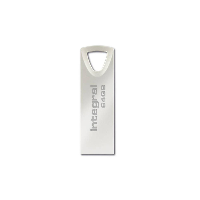 Integrovaný 64GB USB 2.0 ARC kovový flash disk