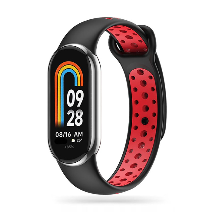 Obal Tech-protect Softband Xiaomi Smart Band 8 / 8 Nfc černá/červená Case