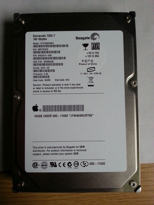 Příplatek za 160GB -&gt; 320GB disk