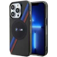 Funda BMW BMHMP14XHDTK iPhone 14 Pro Max 6.7" gris/gris durocase Tricolor Stripes MagSafe