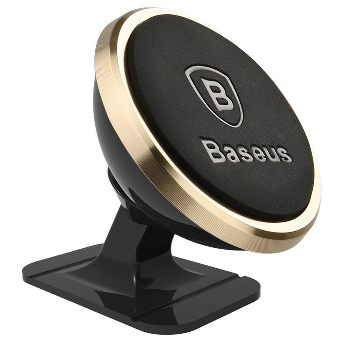 [RETURNED ITEM] Baseus 360-Degree Universal Magnetic Car Mount Holder for Car Dashboard gold (SUGENT-NT0V)