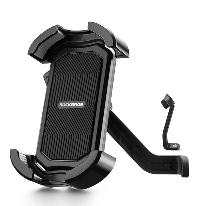 Rockbros 25210032005 Support de téléphone pour rétroviseur de moto - Noir