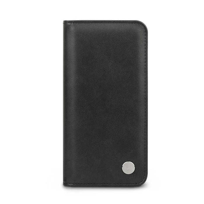 Cover MOSHI iPhone 13 Overture - 3-in-1 con flip cover (NanoShield™ antibatterico) (Jet Black)