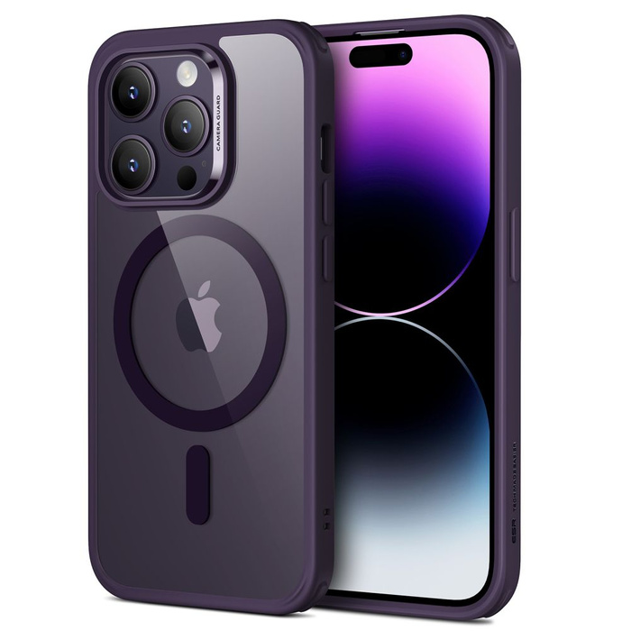 Coque Esr Ch Halolock MagSafe iPhone 14 Pro Max Clair/violet