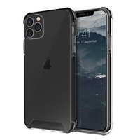 Custodia Uniq per Combat iPhone 11 Pro Max nera / nero carbone