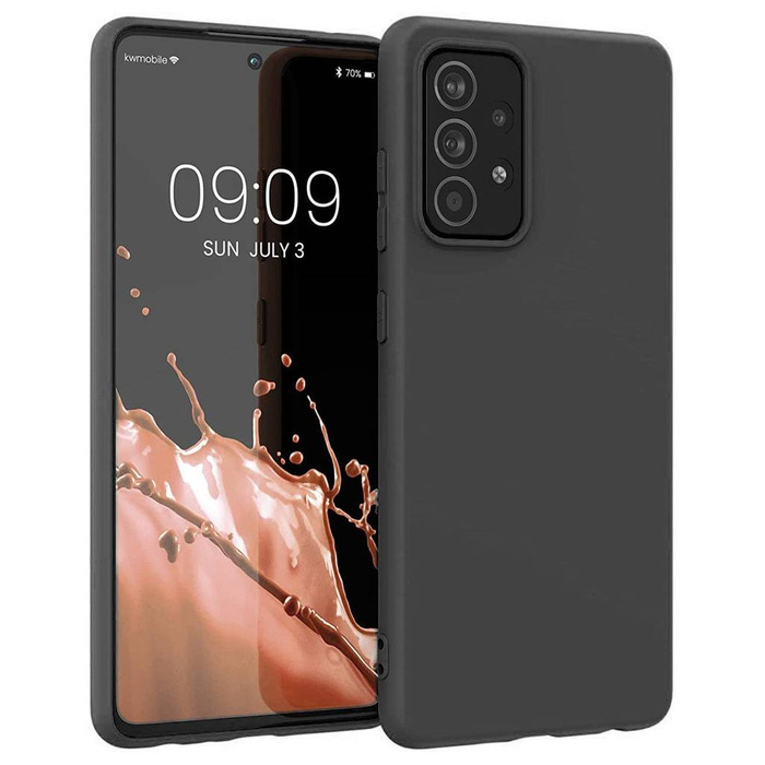 Silikon Case flexibilní silikonový pouzdro kryt Samsung Galaxy A03s černý